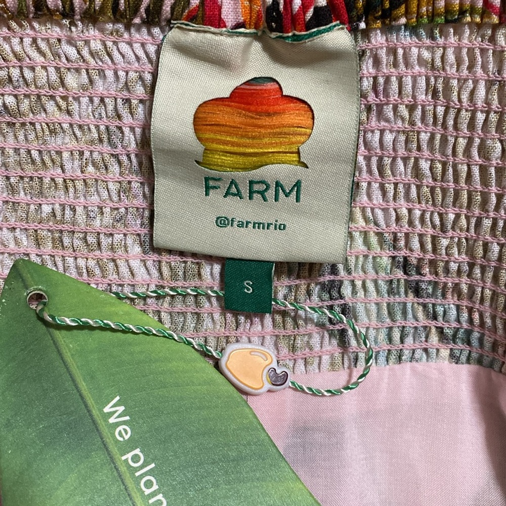 NWT FARM Rio Into The Jungle Dress Size S - Picture 11 of 12